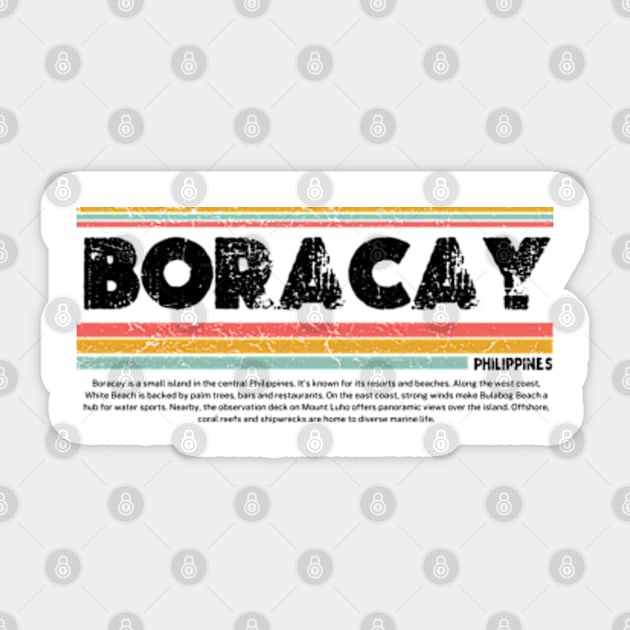 Boracay  Philippines island  gift Sticker by graphicaesthetic ✅